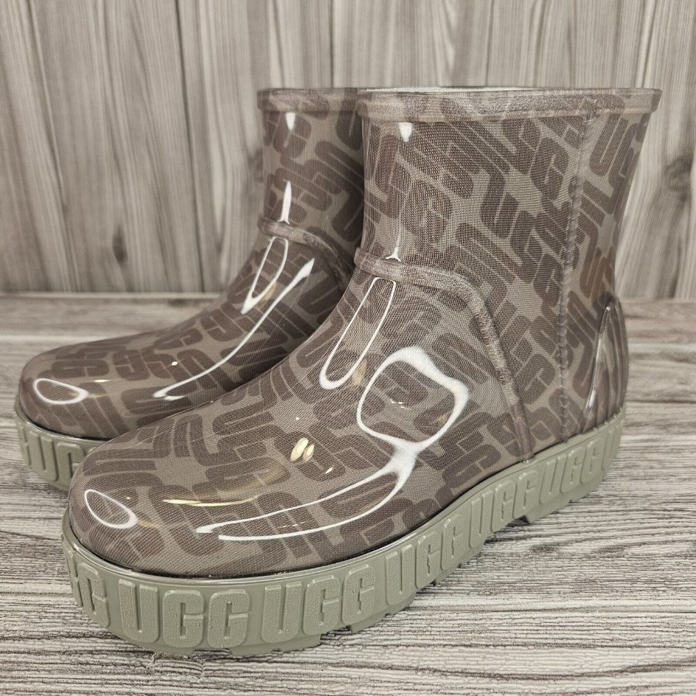 UGG Drizlita Graphic Monogram Ankle Boot - Women's Size 6 - NEW